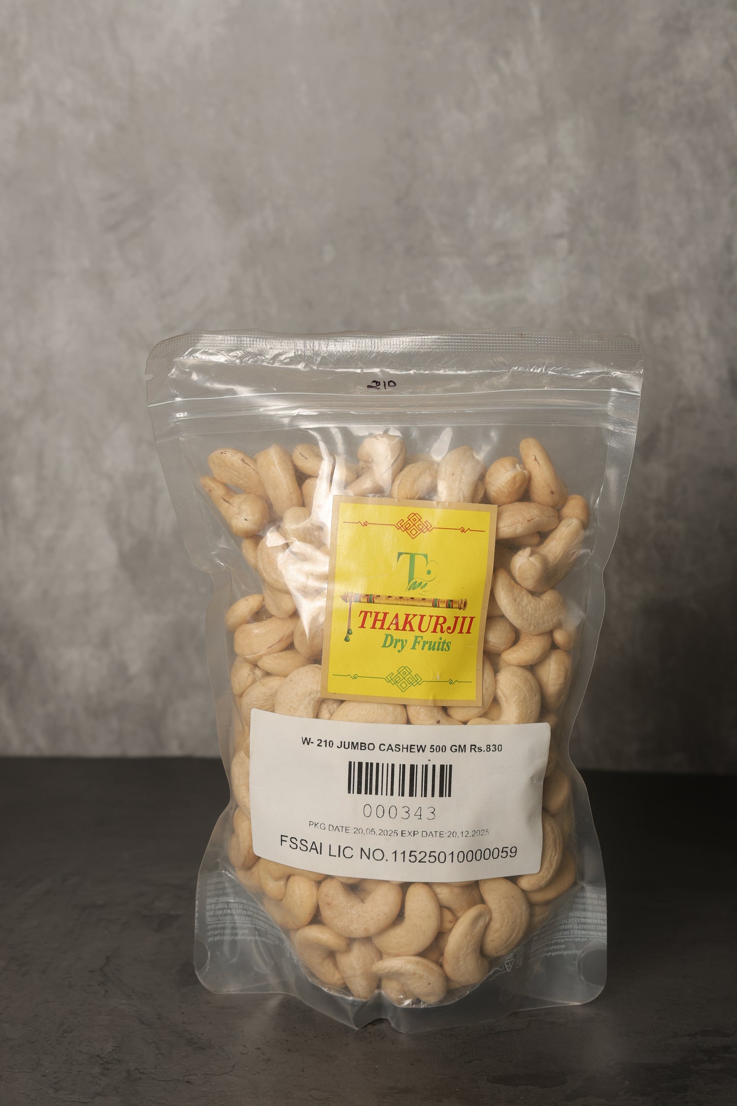 Cashew Nuts W210 (Jumbo)